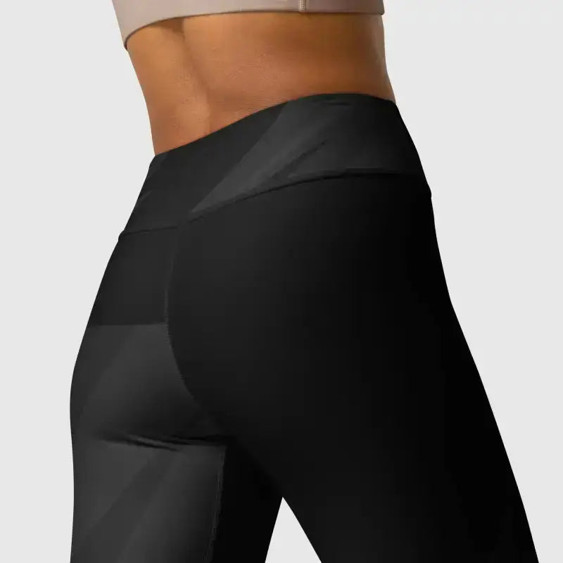 Black high-waisted athletic leggings perfect for Black Yoga and yoga leggings enthusiasts