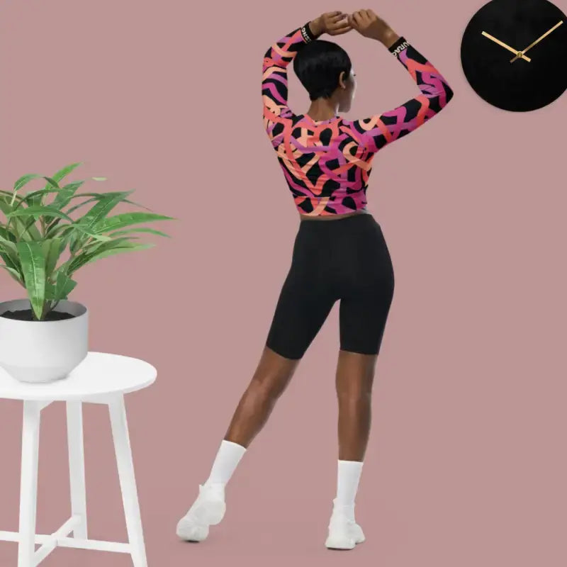 Recycled Black Crop Top