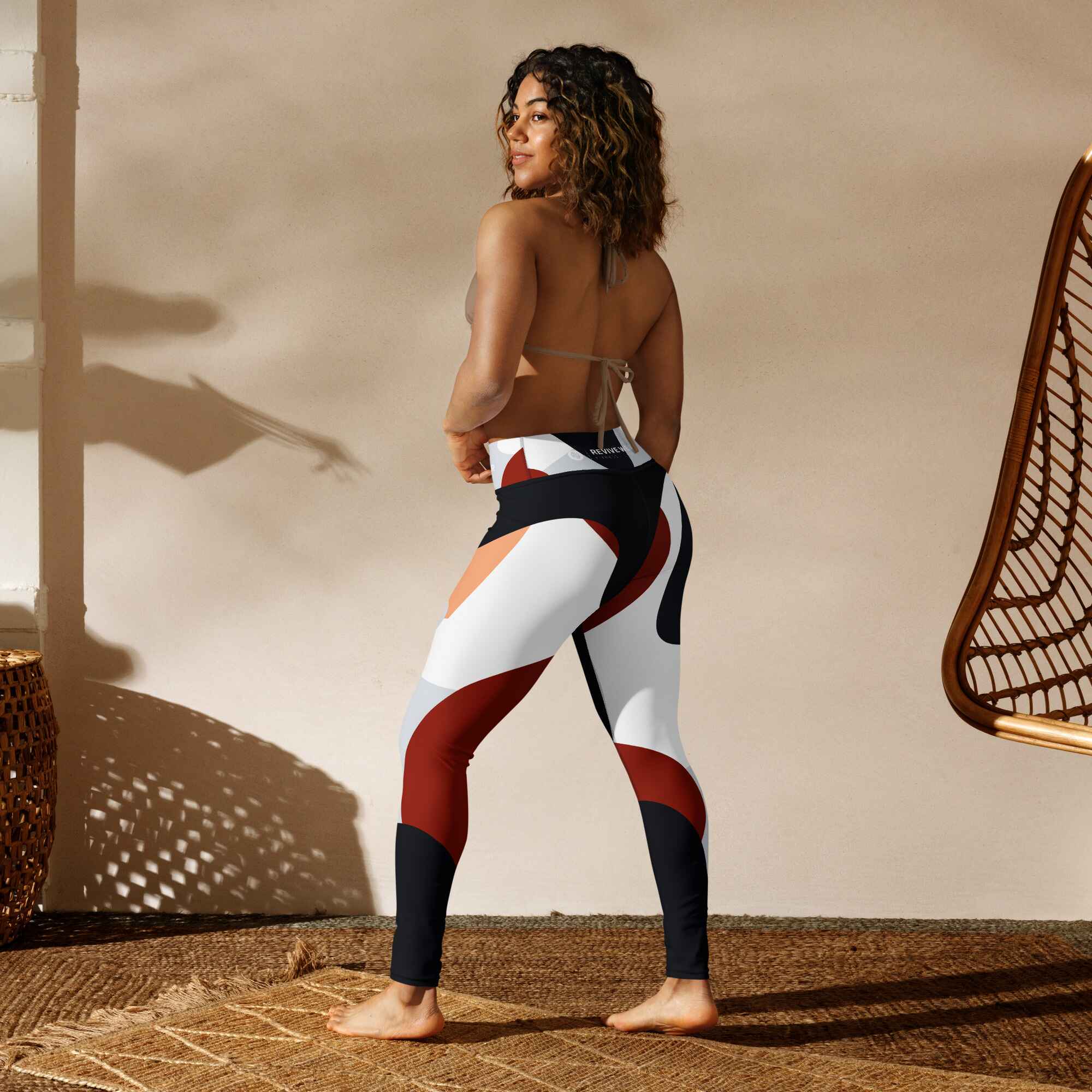 Women's Patterned Leggings Australia | Abstract Design