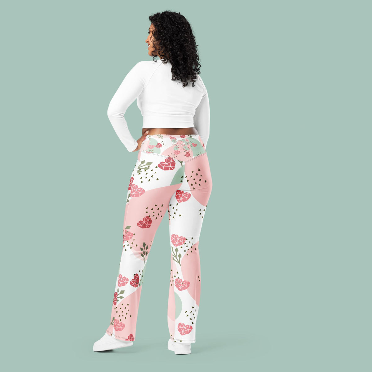 Bloom and Lift High-Waist Flare leggings $80.00