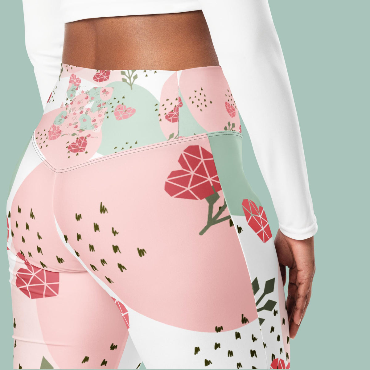 Bloom and Lift High-Waist Flare leggings $80.00