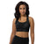 Black Longline Sports Bra - Revive Wear     Black Longline Sports Bra is perfect for workouts and everyday wear. Compression fabric and mesh lining, maximum support. Shop Sports Bras at Revive Wear. 