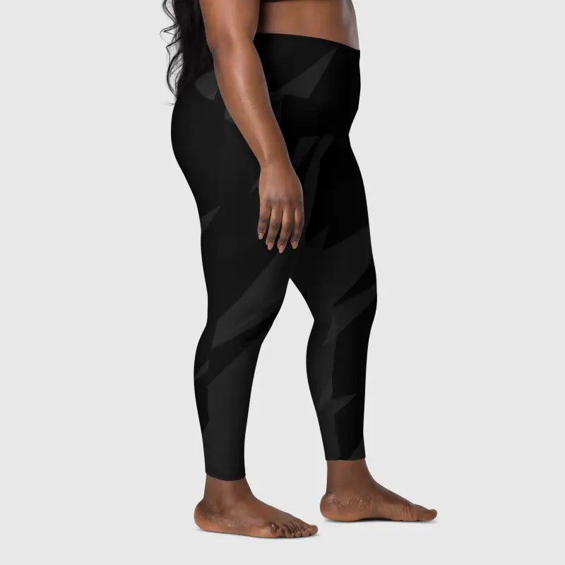 Black Pocket Leggings - Revive Wear     Black Pocket Leggings. Recycled polyester and Semi-Compression fabric. Flattering high waist design. Shop sizes from XL to 6XL with free shipping. 