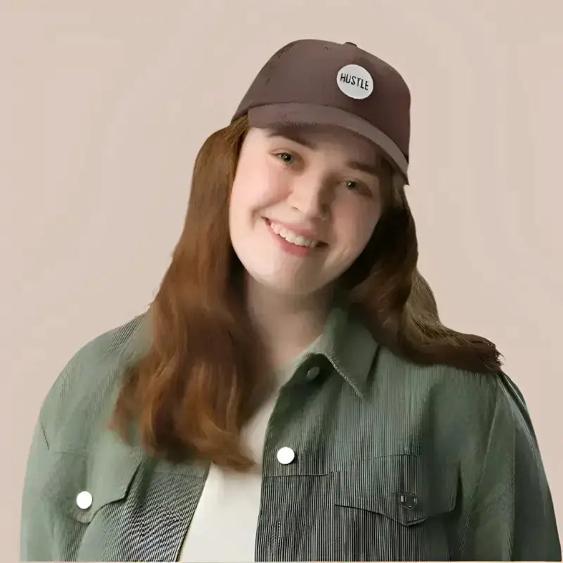Brown baseball cap from Corduroy Hats perfect for casual wear and workout fun