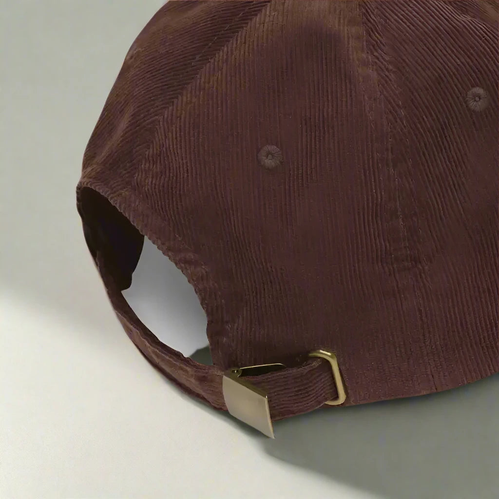 Corduroy Hats with adjustable strap