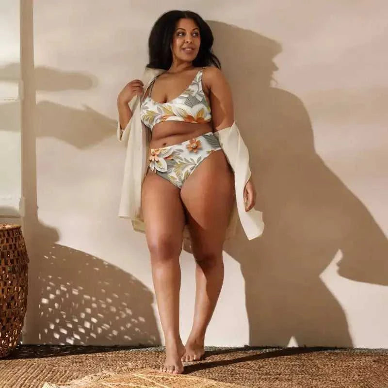 Green High Waist Bikini