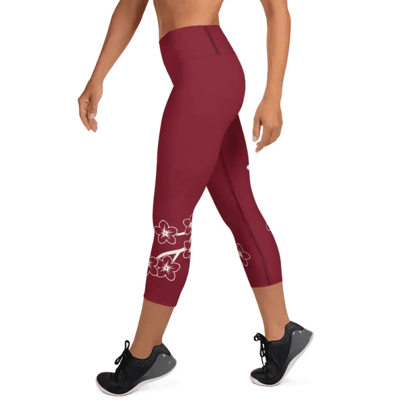 Floral Capri Leggings | Floral Blossom Capri Print - Revive Wear     Our Floral Capri Leggings & Tights have a high, elastic waistband that is the perfect choice for yoga, the gym, and walking. Save Today at Revive Wear