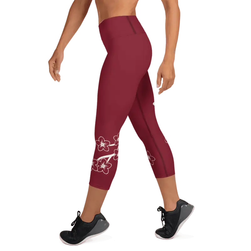 Floral Capri Leggings | Floral Blossom Capri Print - Revive Wear     Our Floral Capri Leggings & Tights have a high, elastic waistband that is the perfect choice for yoga, the gym, and walking. Save Today at Revive Wear