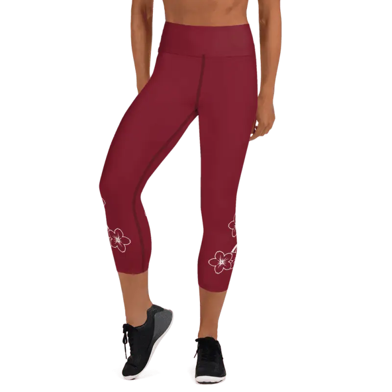 Floral Capri Leggings | Floral Blossom Capri Print - Revive Wear     Our Floral Capri Leggings & Tights have a high, elastic waistband that is the perfect choice for yoga, the gym, and walking. Save Today at Revive Wear