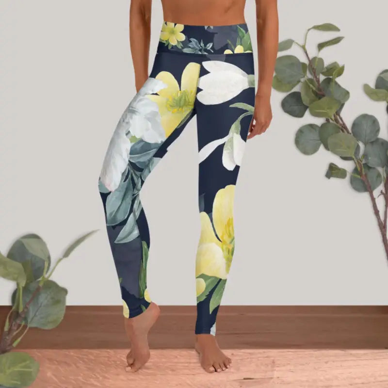 Floral Workout Leggings | Women's High Waist Leggings - Revive Wear     Our Floral Workout Leggings provides the most comfortable fit with soft fabric and four way stretch. Order your workout leggings today at Revive Wear.