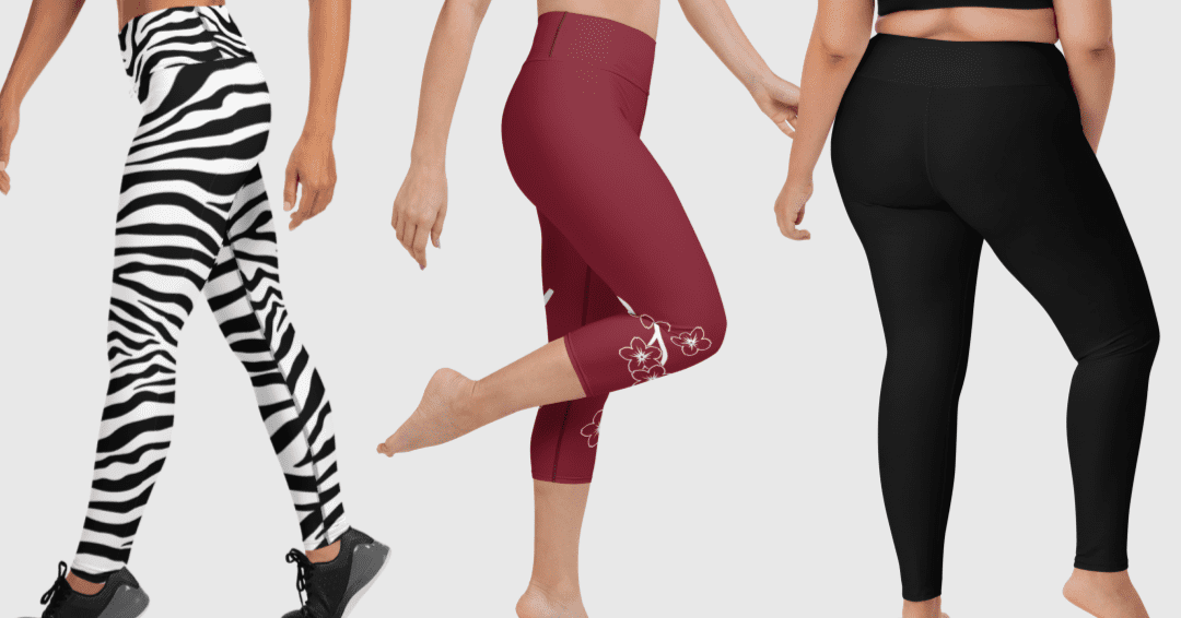 Women's Yoga Pants and Fitness Leggings, handmade for mom's looking for supportive and comfortable leggings.