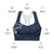 Navy Recycled Longline Sports Bra