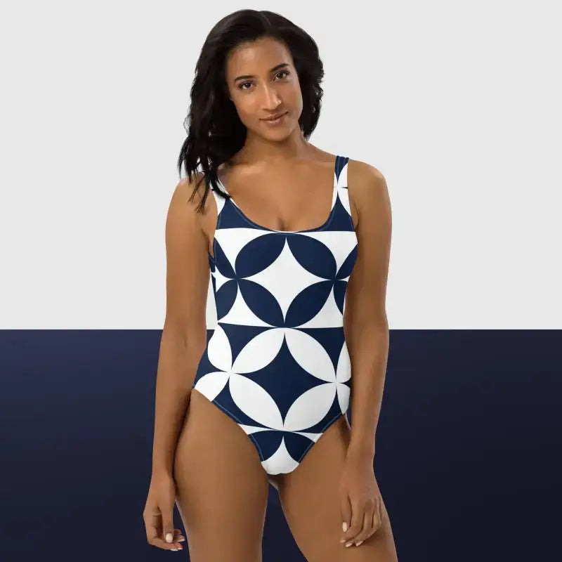 Midnight Blue One-piece Swimsuit
