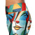 Picasso Print Flare Leggings