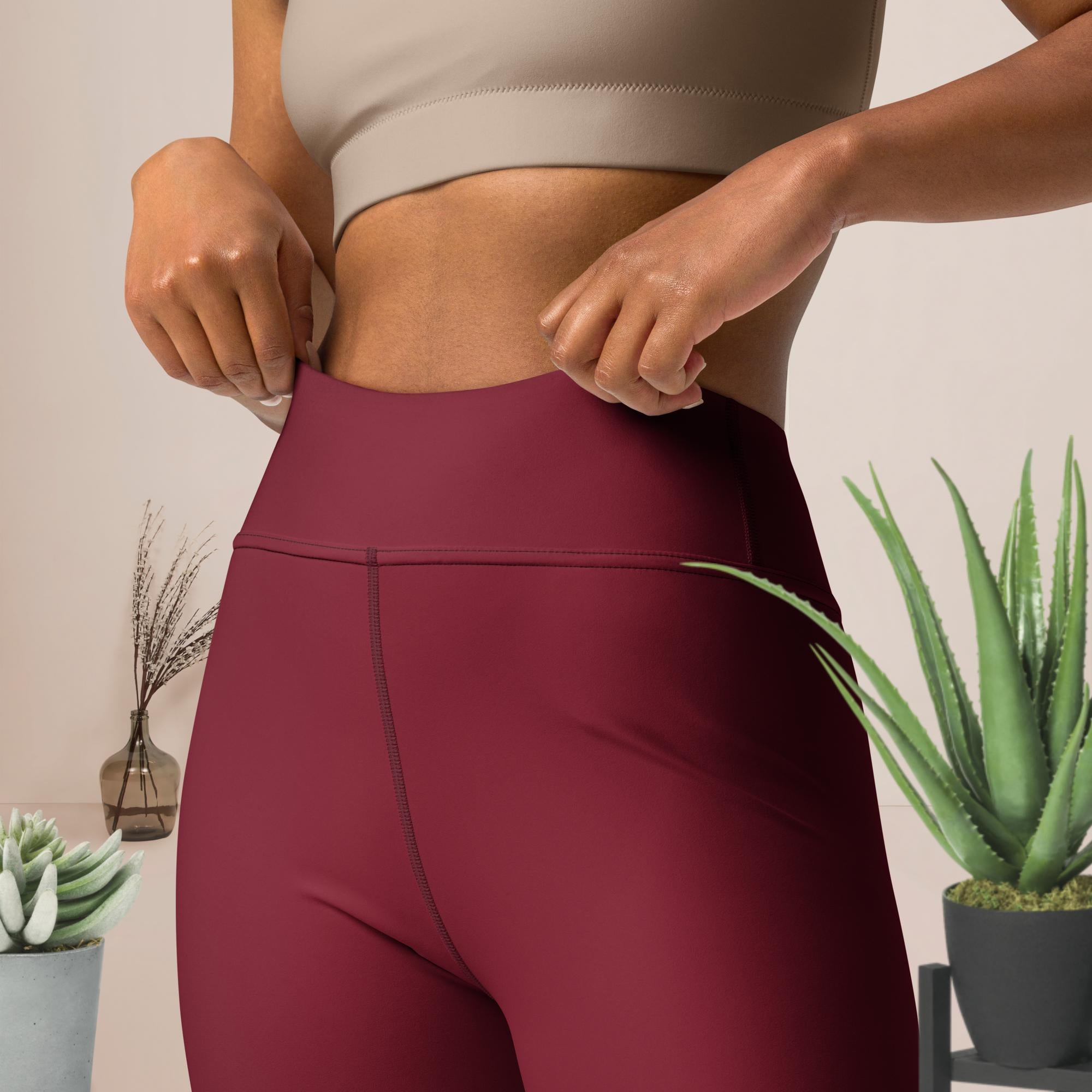 Red Floral Blossom Yoga Workout Leggings - Revive Wear     Red Floral Leggings from Revive Wear are the perfect addition to your fitness. Crafted for an ultra-comfort and support. Shop Leggings Today.