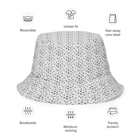 Product details of women's reversible bucket hat