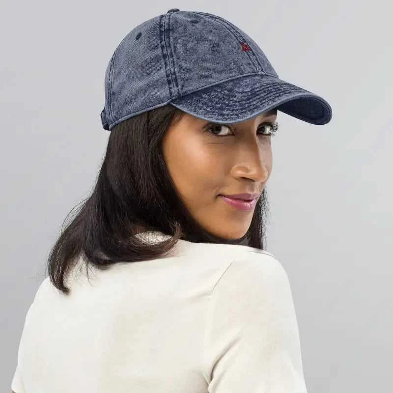 Vintage Denim Baseball Cap from Running Hats collection, perfect for workouts and casual wear
