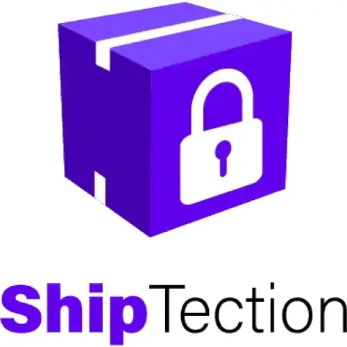 Purple secure shipping box for ShipTection Shipping Protection, perfect for plus size activewear