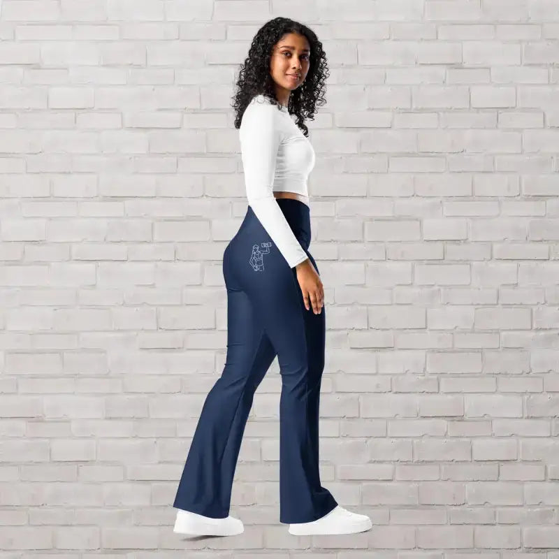 Flared gym leggings online