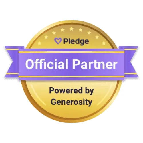 Gold Official Partner badge for Supporting People & Our Wildlife by Brain Tumour Alliance and Australian Wildlife Conservancy