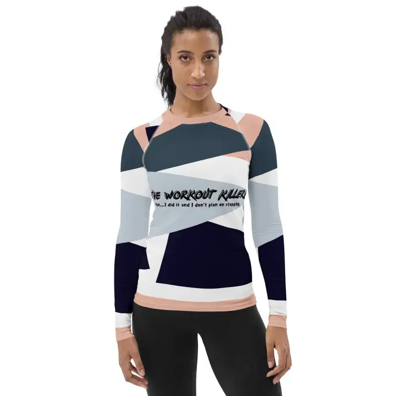 Women&#39;s Rash Guard Workout
