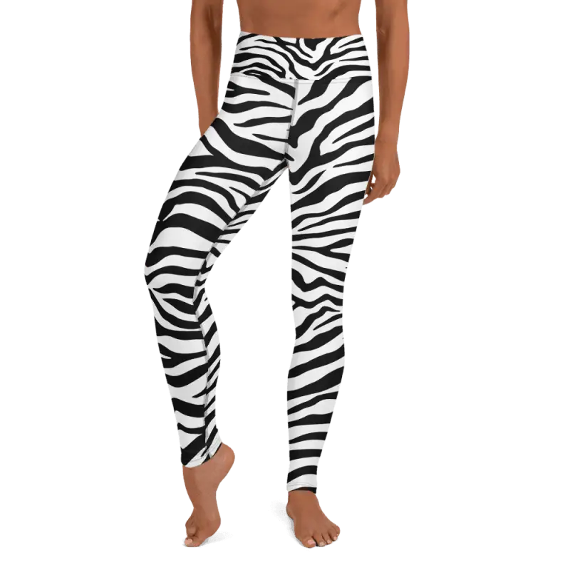 Zebra Leggings - Revive Wear     Show everyone your wild side with these super soft zebra leggings. Great for everyday wear and workouts. Browse Workout Leggings and Yoga Pants at Revive Wear.