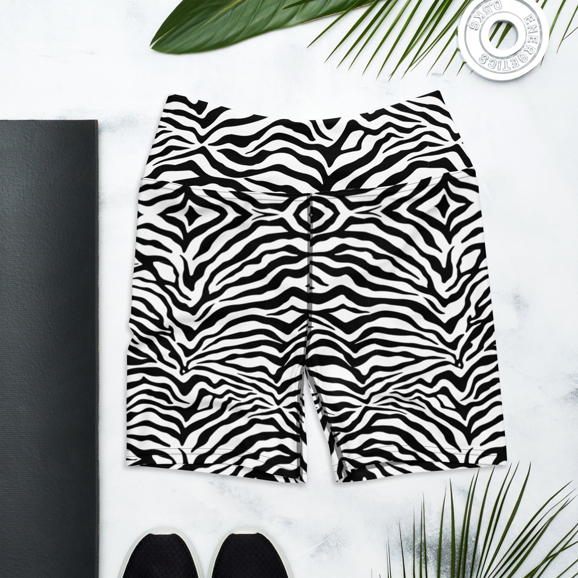 Zebra Yoga Shorts - Revive Wear     Zebra Yoga Shorts provide soft, body-flattering support and comfort during intense workouts. The smooth, handmade shorts keep everything in place as you flow through poses.