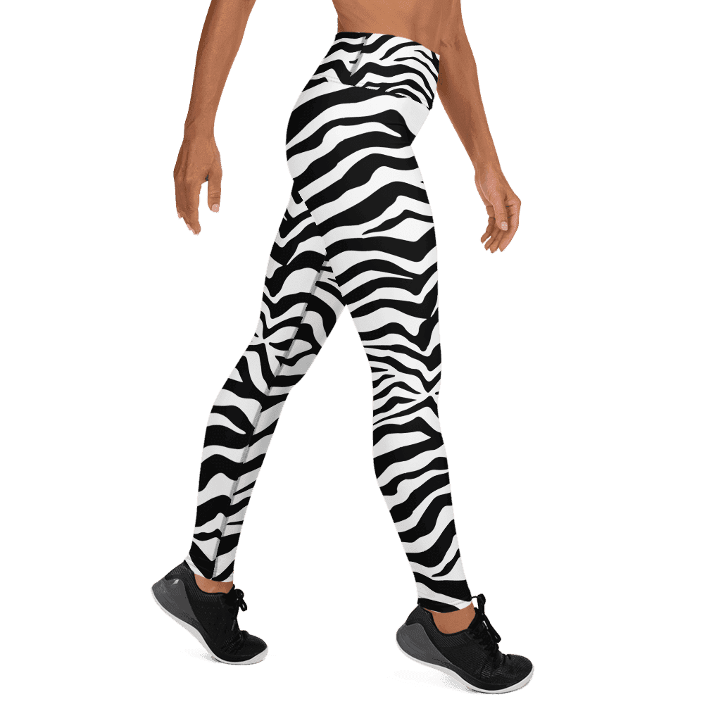 Zebra Leggings - Revive Wear     undefined