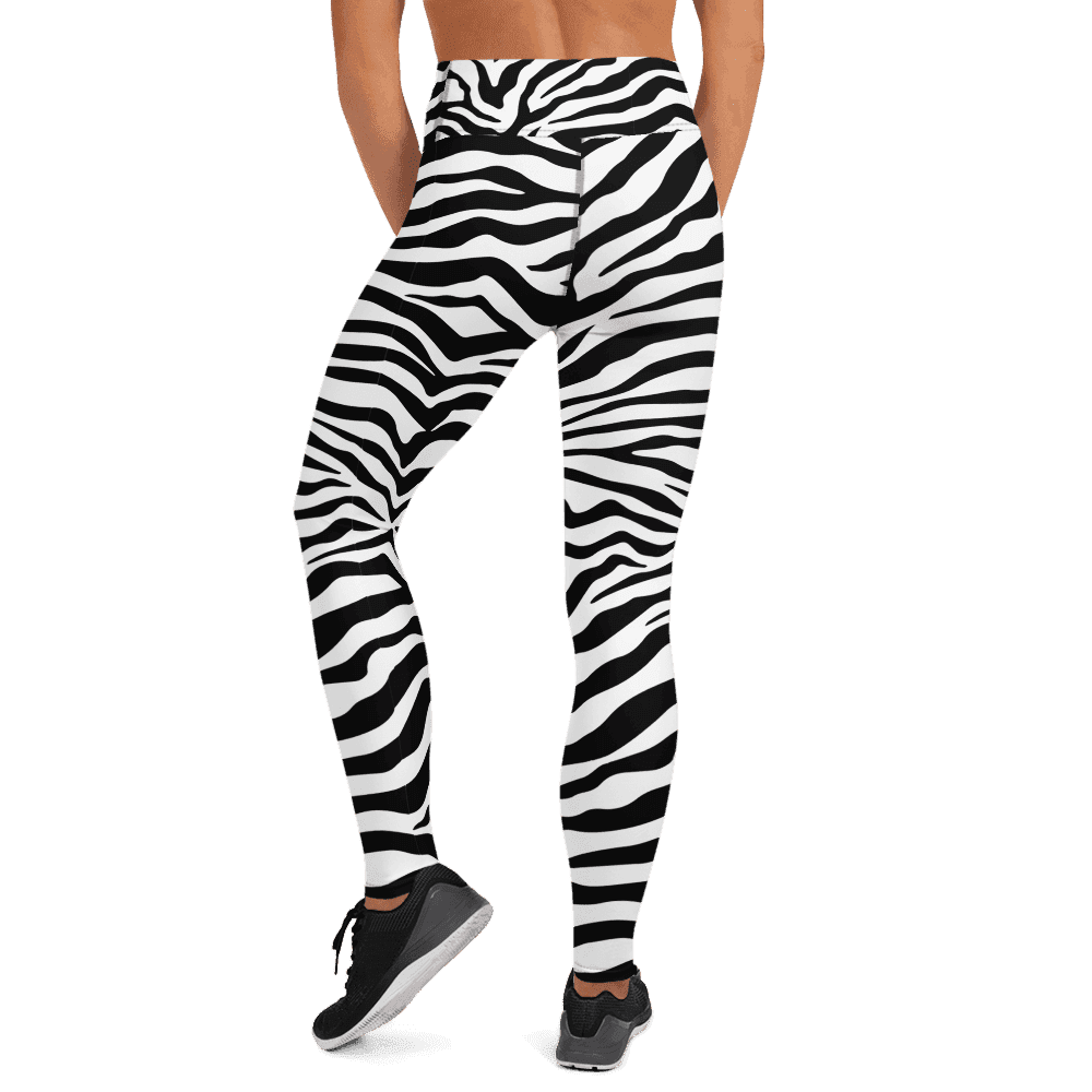 Zebra Leggings - Revive Wear     undefined