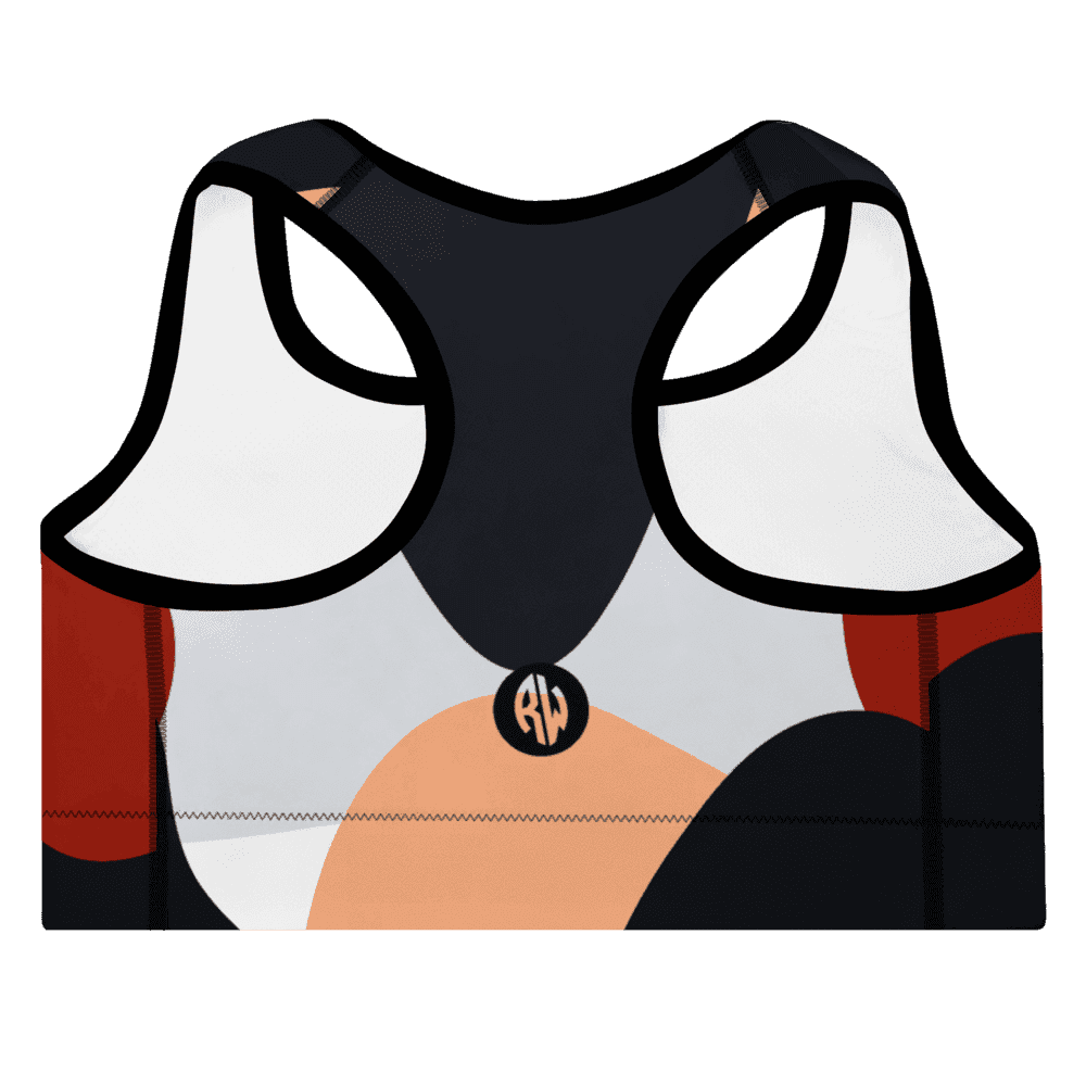 Padded Sports Bra | Fitness Abstract Design - Revive Wear     Shop Women's Fitness Abstract Padded Sports Bra from Revive Wear. Free Shipping and 30 days return. You will love the support and feel. Buy now.